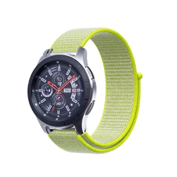Huawei GT 2 нейлоновый ремешок для samsung Galaxy 42 мм 46 мм Active 2 gear S2 S3 20 мм 22 мм Sport Loop Huami Amazit GTR Bip браслет