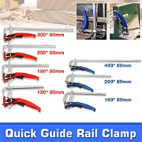quick guide rail clamp carpenter f clamp quick clamping for mft and guide rail system hand tool woodworking diy