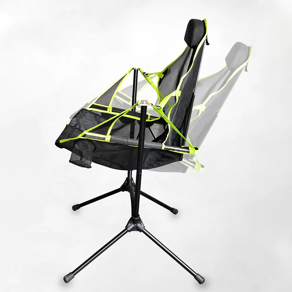 구매 휴대용 캠핑 의자 야외 접이식 흔들리는 낚시 의자 베개 안락 의자 정원 가구 스윙 좌석, 인기 판매