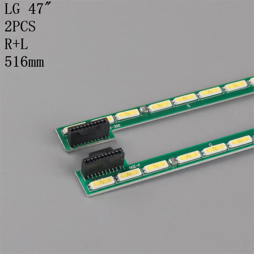 New 2 PCS/lot LED backlight strip 6922L-0071A 6916L1179B 6920L-0001C 63 LEDs 518mm for 47