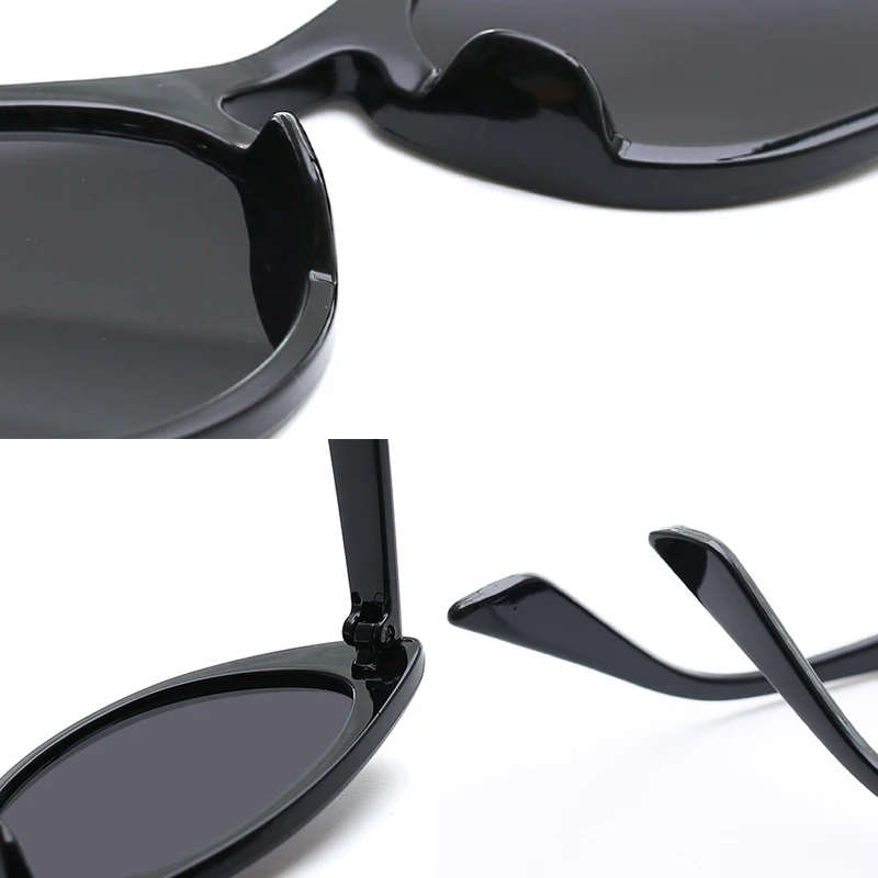 JIAKOU 7 цветов заклёпки кошачий глаз солнцезащитные очки для женщин 2020 Новое