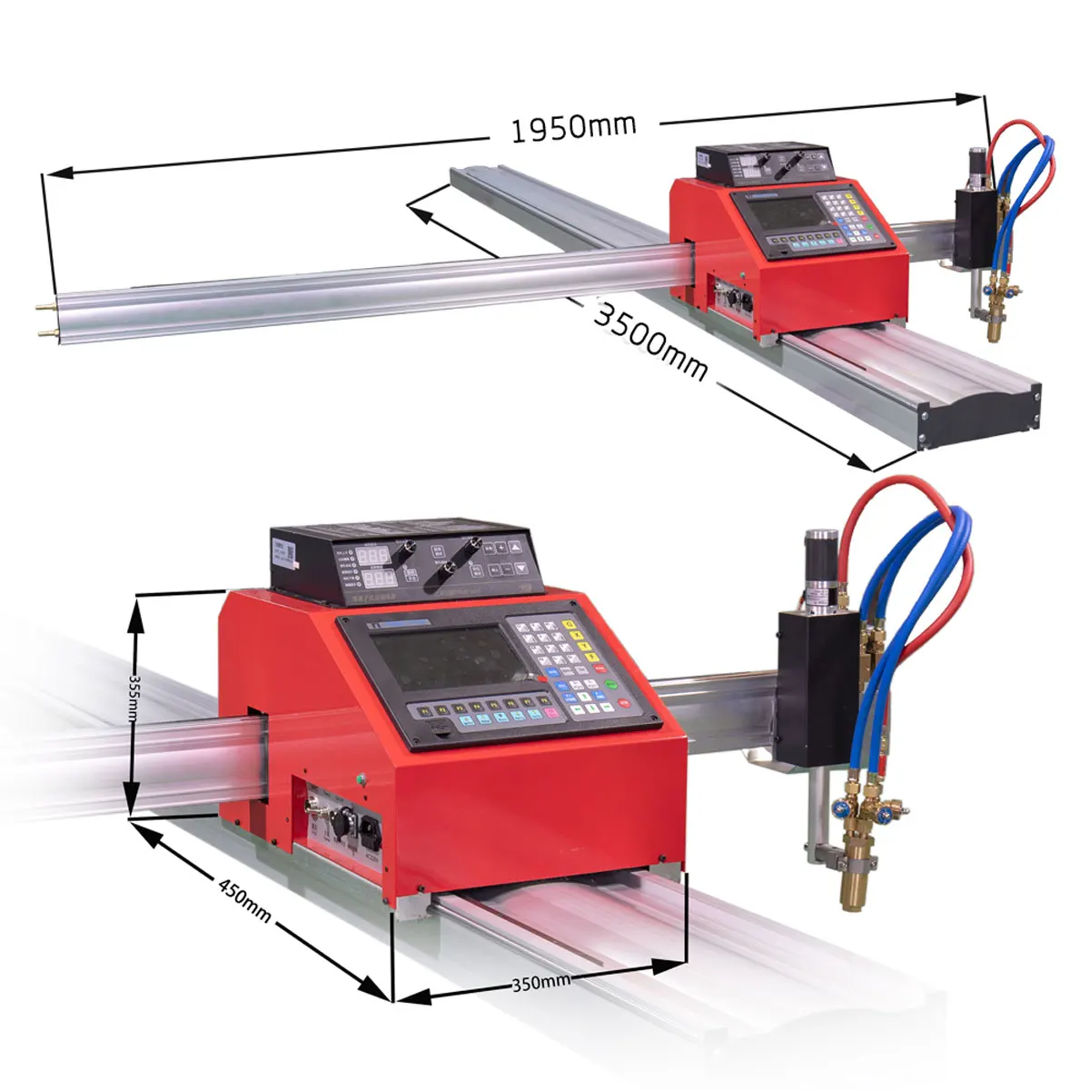 Portable CNC Flame Plasma Cutter Machine Effective CE Plasma Cutting Machine