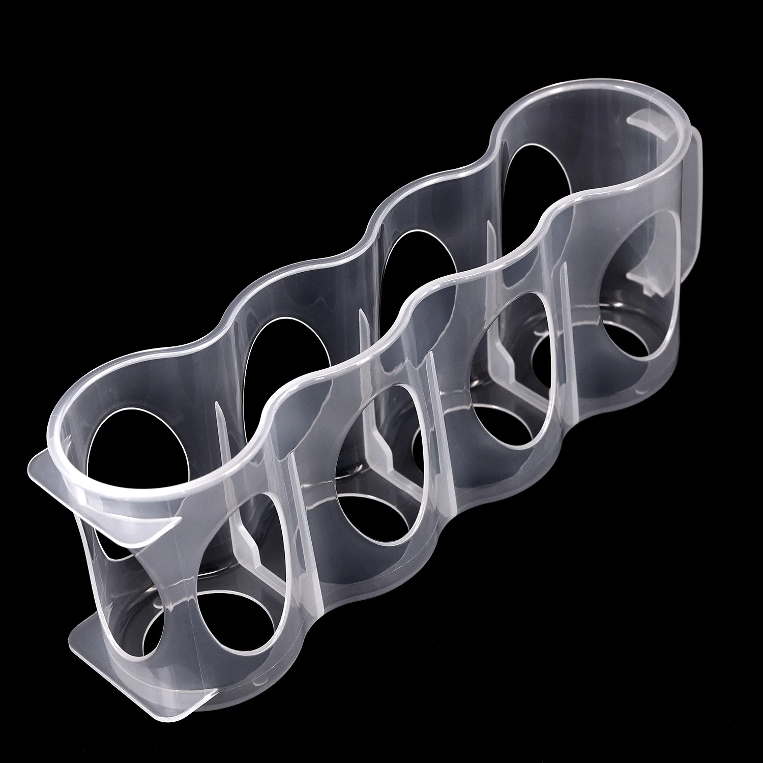 

Fridge Space Saver Conatainer Drinks Can Holder Kitchen Storage Rack Tray Handle