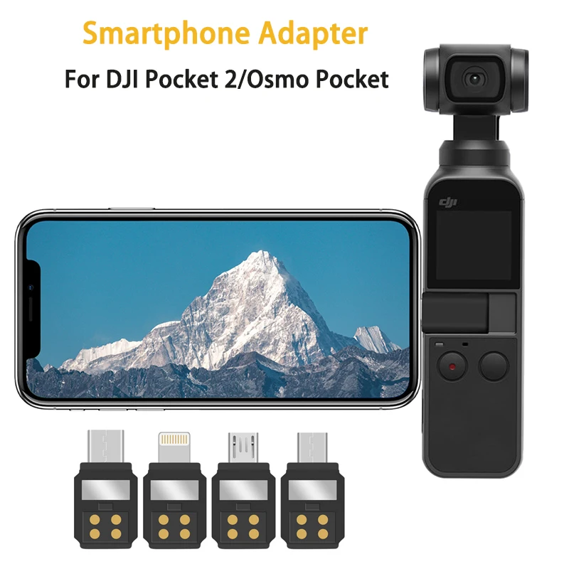 

Адаптер для смартфона DJI Pocket 2/Osmo Pocket IOS Lightning Micro USB-C Android
