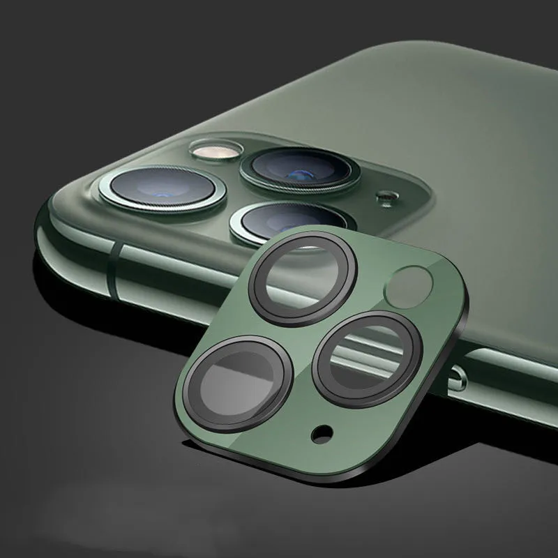 

Back Camera Lens Screen Protector for iPhone 11 Pro Max Tempered Glass Film Aluminum Metal Lens For iPhone 11 Film Glass