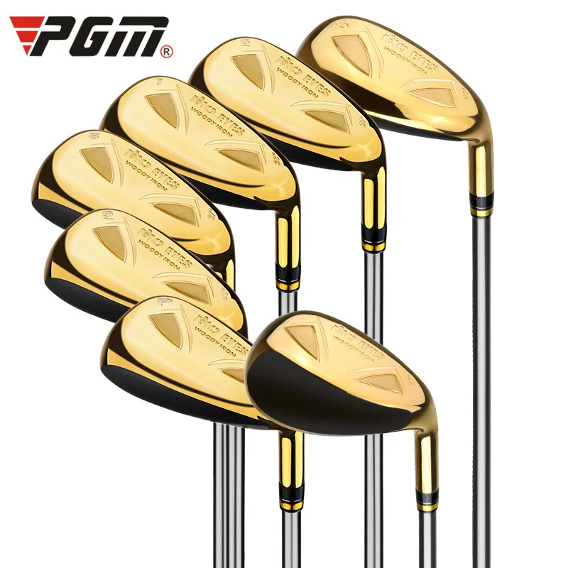 

PGM 7PCS Golf MO EYES Sports 7 Irons Club High Imported 950 Steel 5-9PwSw R/S Flex Steel/Graphite Shaft With Head Cover MTG021