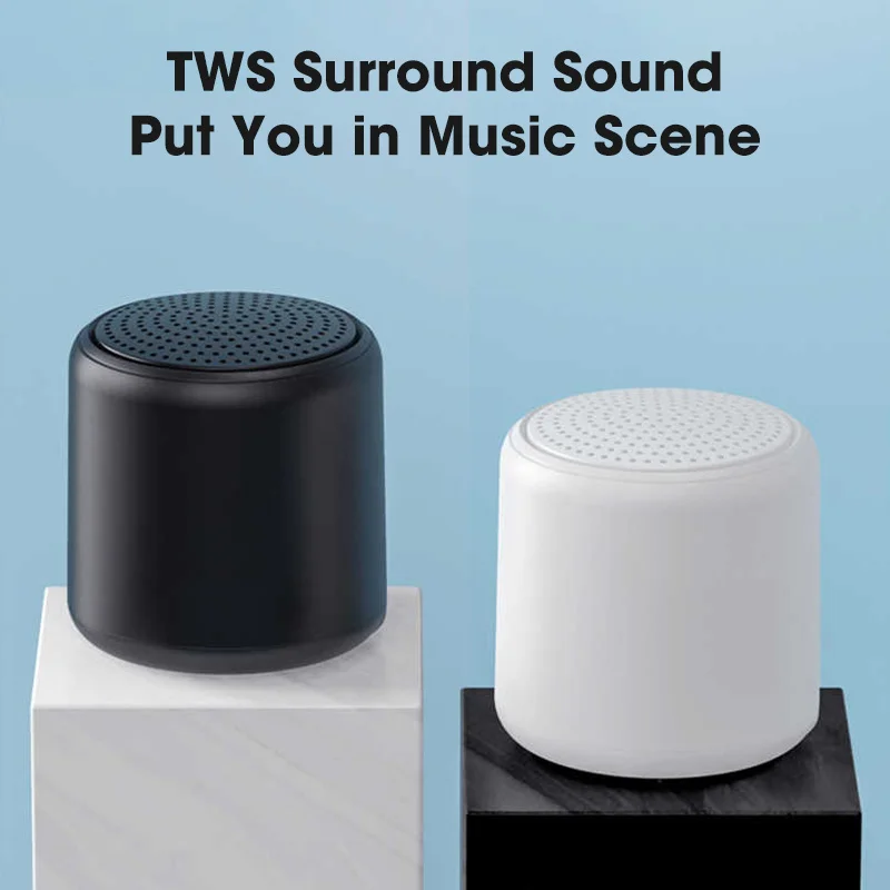 Cute Bluetooth Speaker Portable Column HiFi Sound Box Waterproof Mini Wireless USB Speakers Pink Subwoofer Soundbar caixa de som