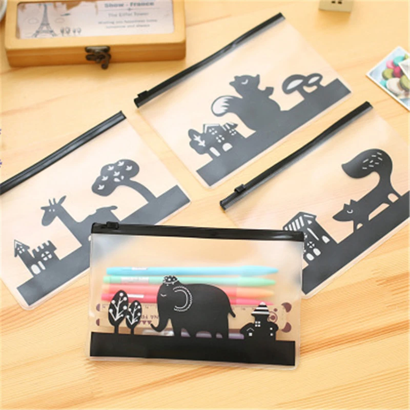 Милая полупрозрачная матовая креативная Сумка для документов с изображением