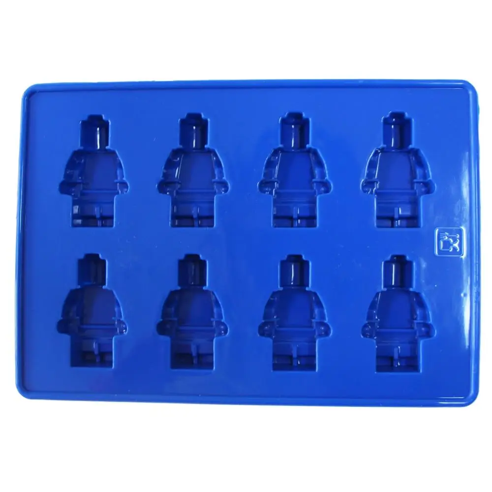 8 кирпичей силиконовая форма для льда в форме робота лоток кубик мороженого