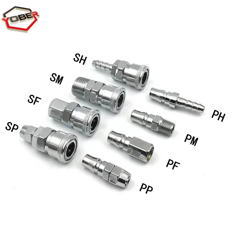 PP20 SP20 PF20 SF20 PH20 SH20 PM20 SM20 Пневматический фитинг C Тип быстродействующего