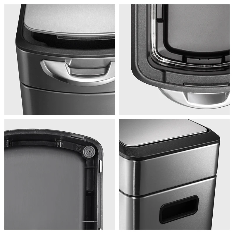 Корзина для мусора из нержавеющей стали 30 л | Дом и сад