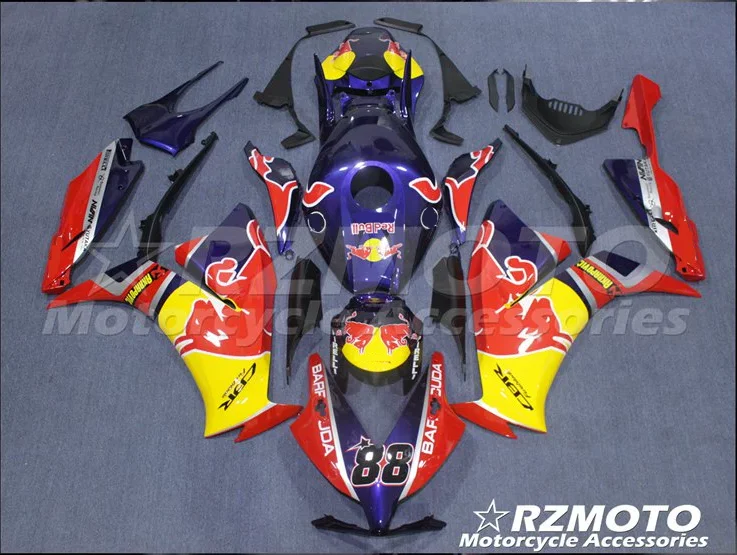 

ACE KITS Новый ABS инъекции обтекатели комплект Подходит для HONDA CBR1000RR 2012 2013 2014 2015 2016 CBR1000RR 12 16 Красный Белый F152