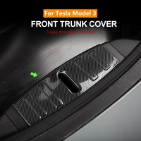new 2021 for tesla model 3 front trunk panel bumper protection patch stickers engine box cover decoration accessories three