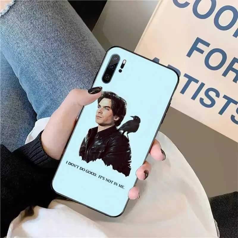 

The Vampire Diaries Stefan Damon Salvatore Phone Case For Huawei honor Mate P 9 10 20 30 40 Pro 10i 7 8 a x Lite nova 5t