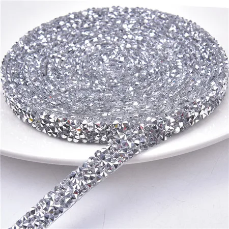 5 ярдов/партия BlingBling AB rhienstone сетка отделка стразами цепь окантовка кристалл свадебные аппликации платья ремесла 10 мм ширина