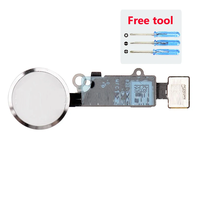 Кнопка домой гибкий кабель для iPhone 7 Plus возврата клавиатура меню отпечатков