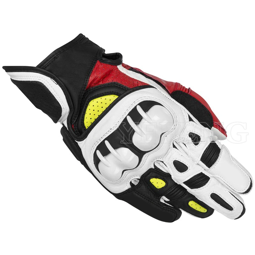 

Motorcycle Mountain Bicycle Riding Motocross Racing Men's Leather Gloves