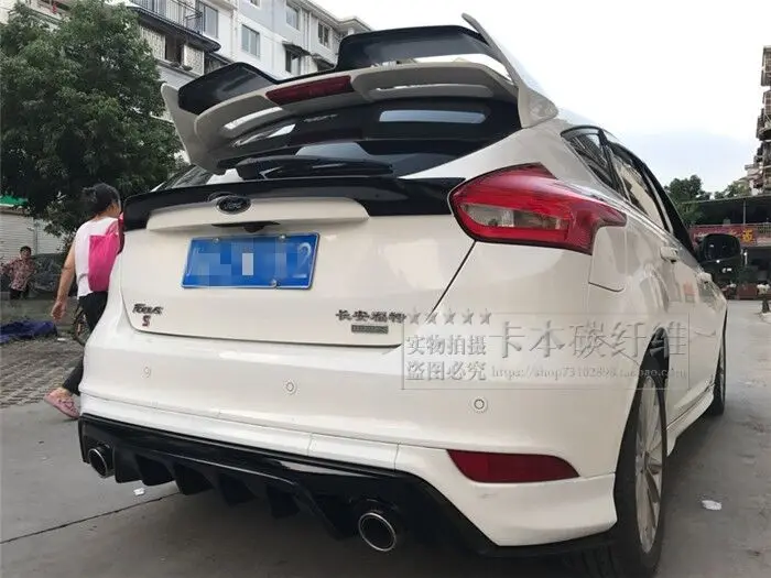 Праймер для автомобиля Ford Focus Hatchback спойлер задних сапог до середины икры крыло 2015