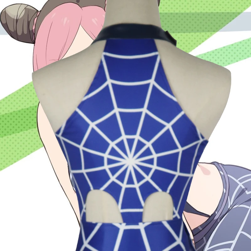 Jojo странные приключения Jolyne Cujoh Kujo Косплэй парики костюмы Для женщин аниме платье