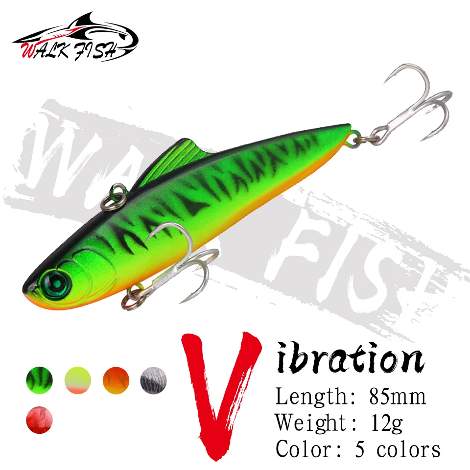 

Приманка для зимней подледной рыбалки, 85 мм, 12 г, Вибрирующая, твердая приманка с крючком, свинцовая, воблер на щуку, для ловли карпа, снасти д...