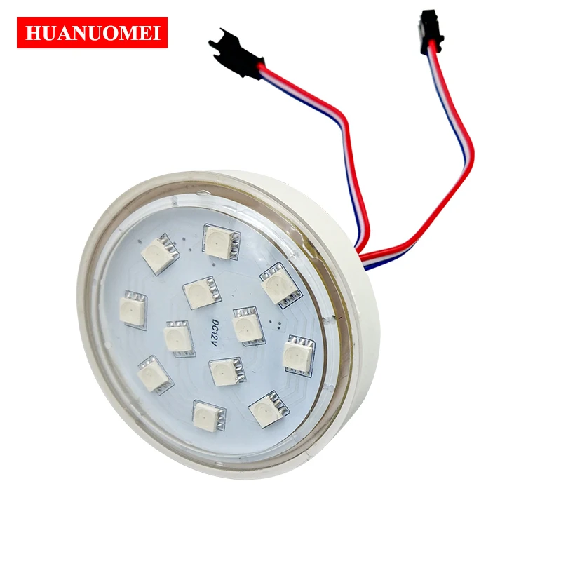 12V 24V 60 мм 9/12/18 светодиодов SMD 5050 UCS1903 пикселей RGB светодиодный светильник открытый