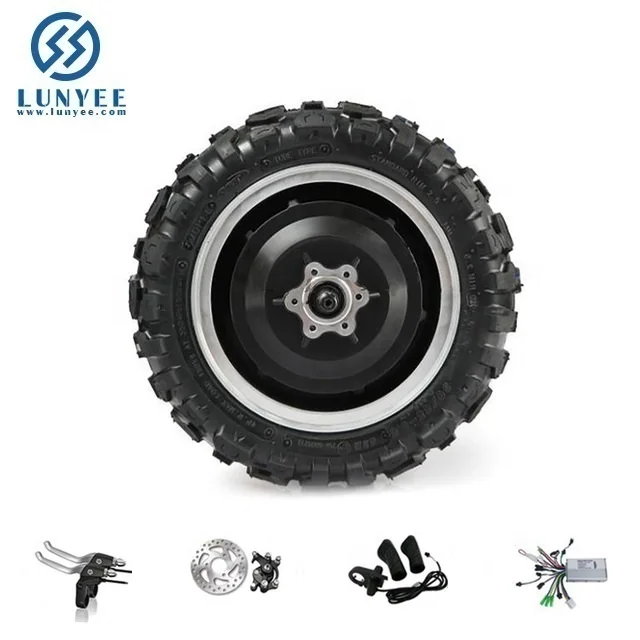 

hub motor kit 11 inch 60V 72V 1000W 1500W electric bike conversion kit 270mm Tire Motor Wheel For Scooter Forward 100-120km/h