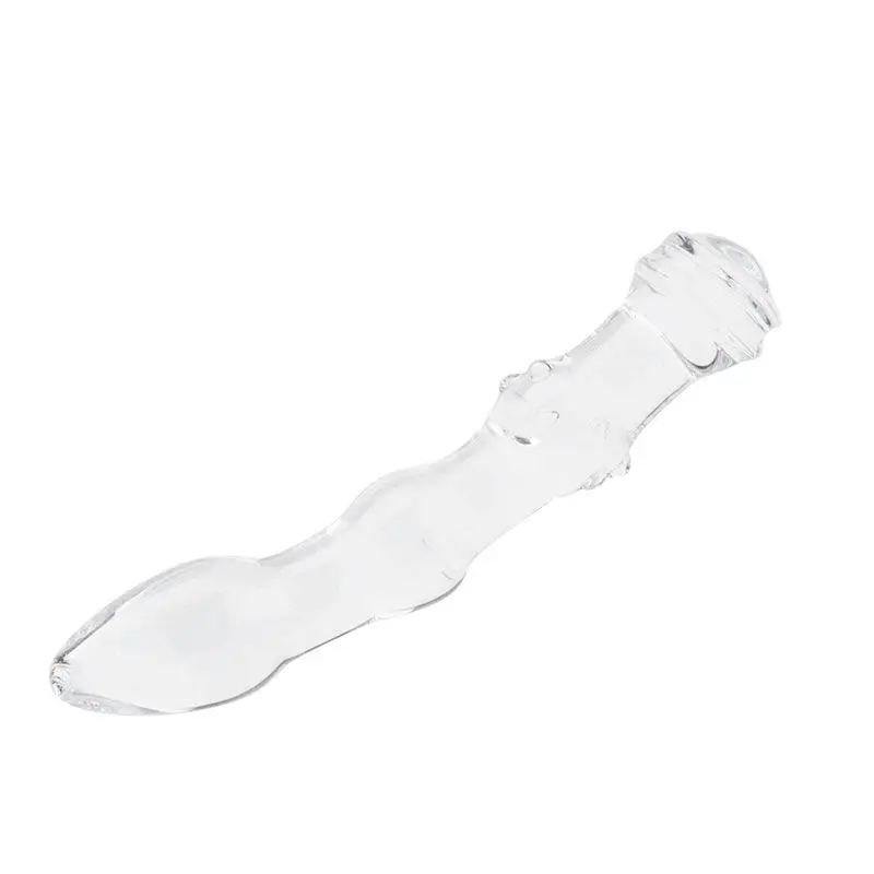 HEYIYI стеклянный дилдо из стекла пирекс фаллоимитатор Кристальный пенис Анальная