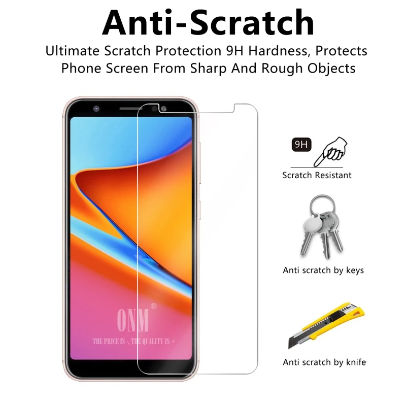 2 шт закаленное стекло для ASUS ZENFONE MAX M1 ZB556KL экран защитная пленка |