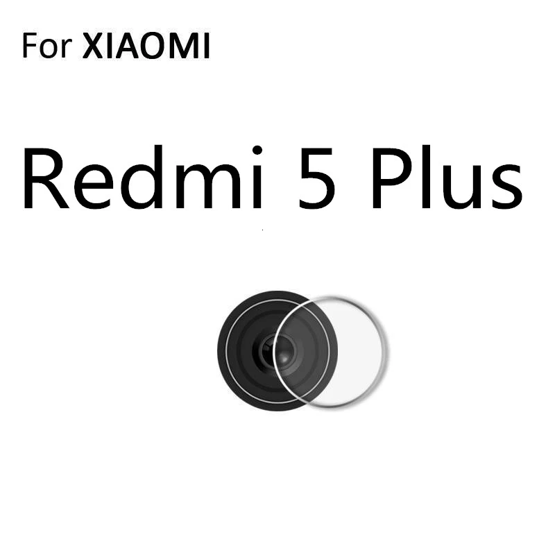 For Redmi 5 Plus Защитная пленка для задней камеры 25D для Xiao mi Red mi 6 Pro Note 5 6 Pro 7 Note7 Poco F1 для mi Play mi 8 A2 Lite Glas - Цвет: For Redmi 5 Plus