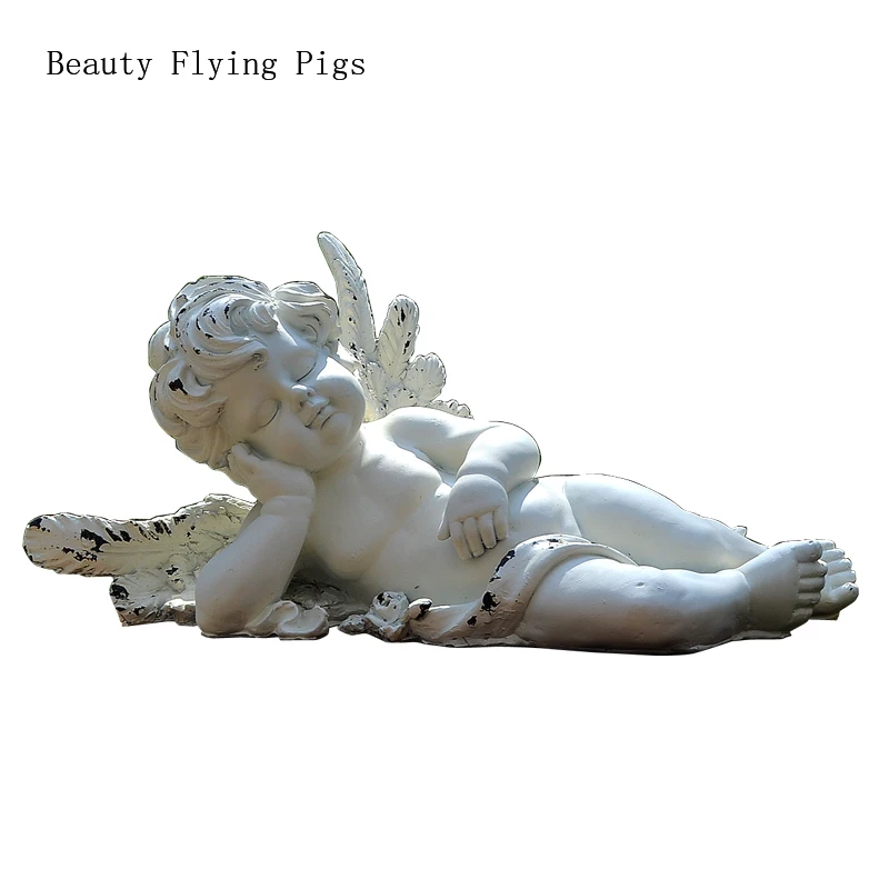 

Direct sales new creative cupid angel lawn decorations villa garden courtyard sculpture garden terrace landscape decoration