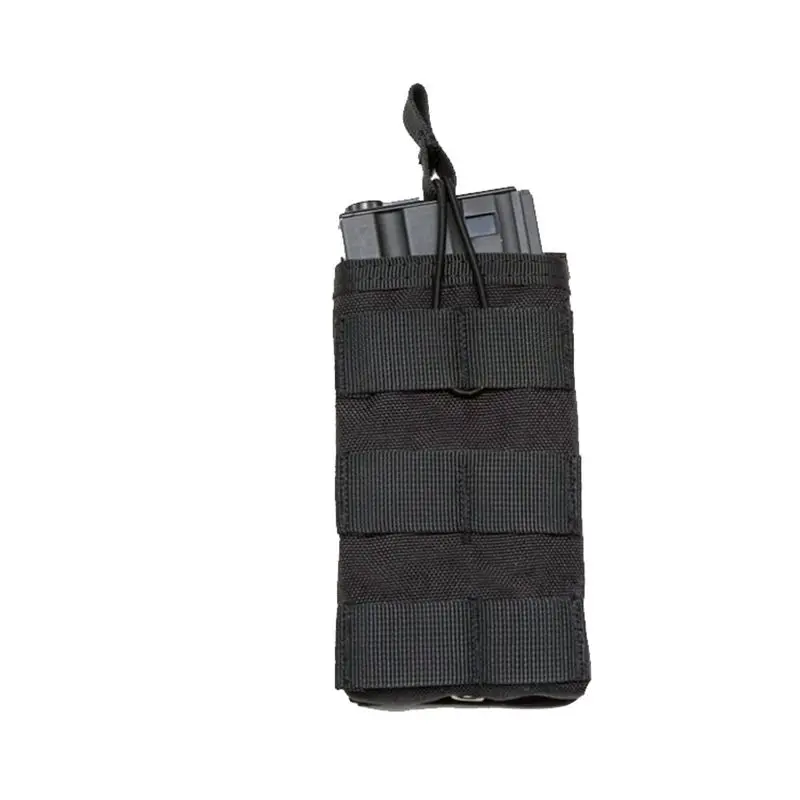 Molle Чехол тактический Открытый Топ двойной слой винтовка маг мешок военная армия Мультикам для охоты Molle подсумок M4 M14 AK