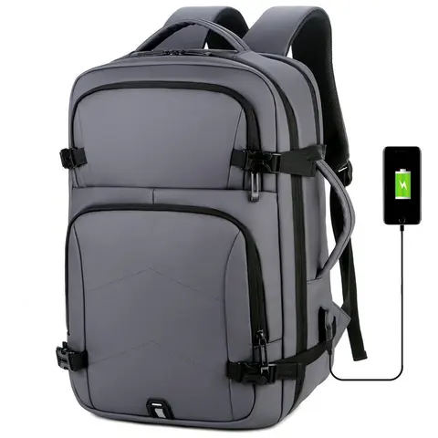 Деловые мужские рюкзаки Toposhine 15,6 дюйма, дорожная сумка для ноутбука, школьный портфель, однотонные сумки для мужчин, хороший ранец