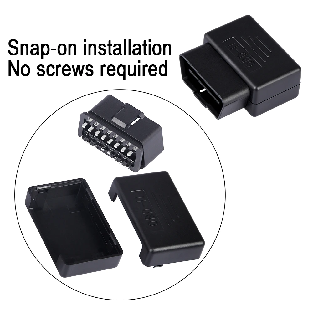 

Universal 16 Pin OBD2 Male Connector Plug Connector Cable Adapter Terminal DIY Diagnostic Tool Car Connector Adapter