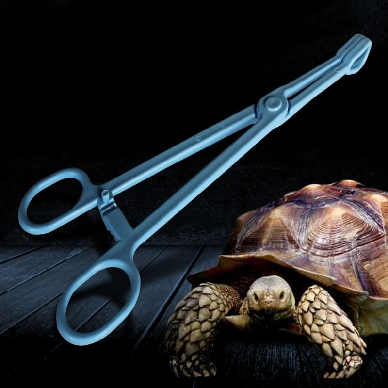 

Reptile Terrarium Lizards Plastic Tongs Tweezers Pet Raising Feeding Tool Clips