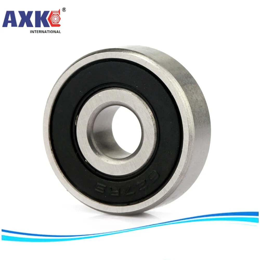 

50pcs free shipping double Rubber sealing cover deep groove ball bearing 627-2RS 7*22*7 mm