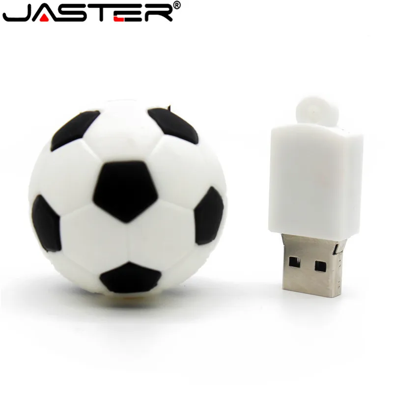 USB флеш накопитель JASTER в виде футбольного мяча 2 0 4/8/16/32/64 ГБ|USB флэш-накопители| |