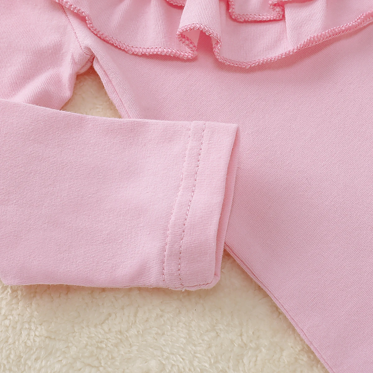 Новый брендовый комплект для малышей из 3 предметов топы с длинными рукавами