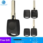 OkeyTech Лучшая цена для VOLKSWAGEN B5 Passat Ibiza Tiguan Passat Golf сменный Корпус ключа для автомобиля 1 кнопка с HU66 необработанным лезвием