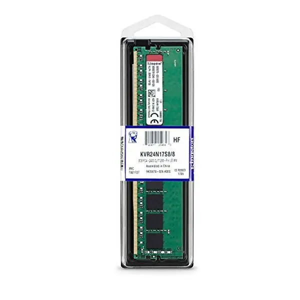 RAM Memory Kingston 8GB DDR4 2400MHz Module KVR24N17S8/8 8 GB 2400 MHz | Компьютеры и офис