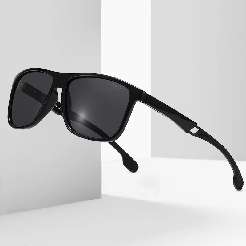 

Солнцезащитные очки Мужские, Поляризованные, винтажные, дизайнерские, 2019, для вождения, для улицы, оправа из металлического сплава