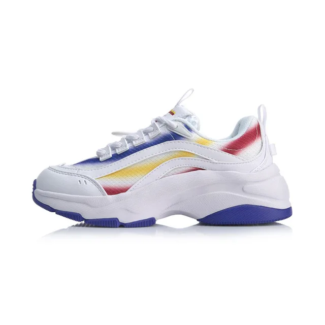 Li-Ning/Женская обувь AURORA WINDWALKER; стиль жизни; обувь в стиле ретро; удобная спортивная обувь с подкладкой для фитнеса; удобные кроссовки; AGCP108 SJAS19 - Цвет: AGCP108-1H