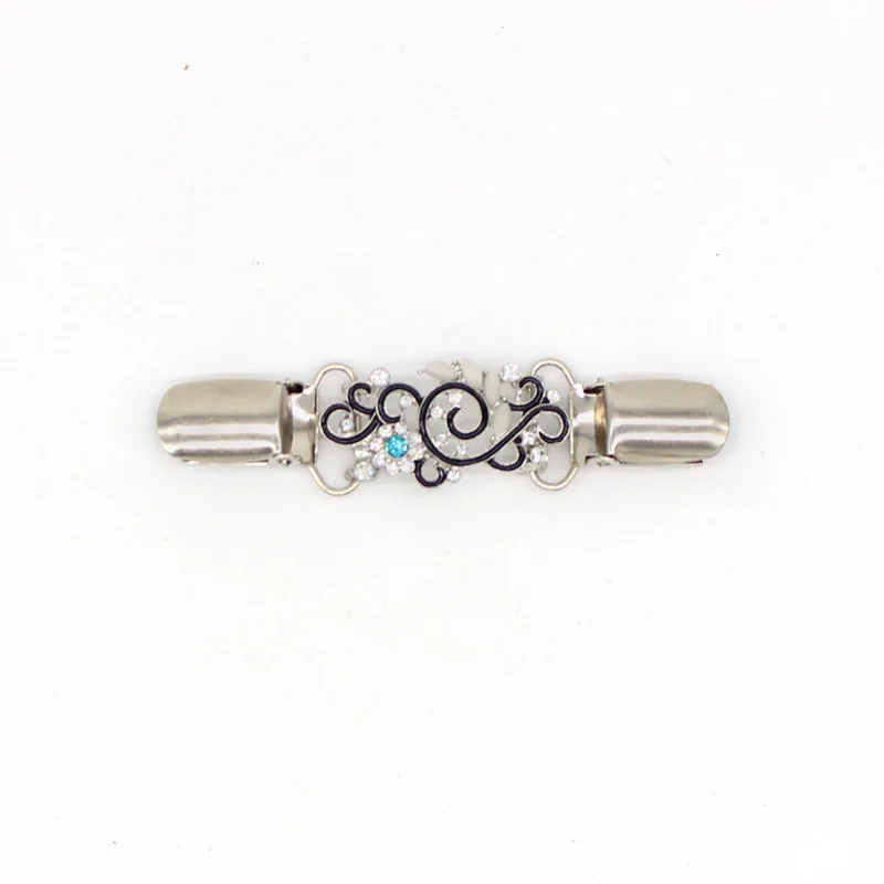 2 шт. 10 см свитер со стразами заколка для кардигана металлические кнопки