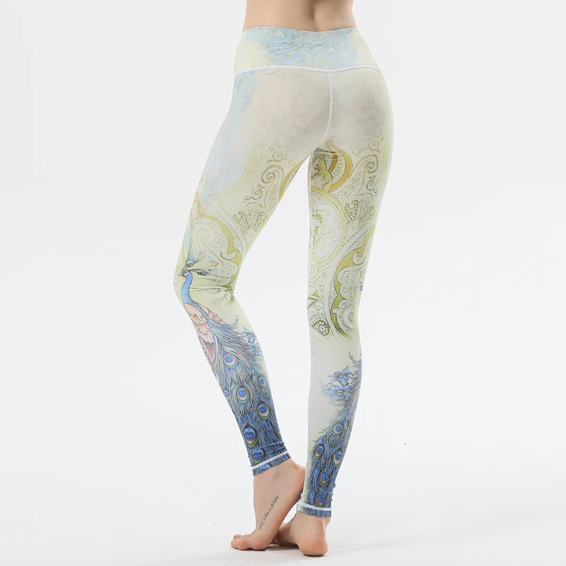 

Yoga Step on foot Fit Sport Pants Elastic Fitness Gym Pants Workout Running Tight Sport Female Trousers