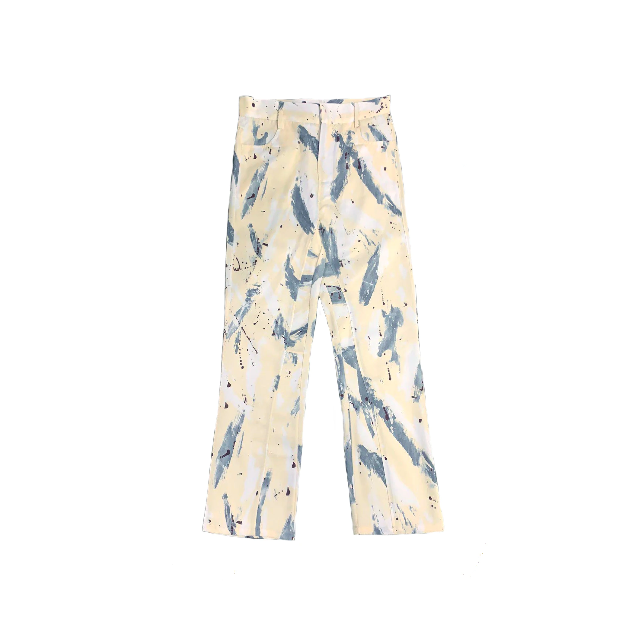 

JXMYY Fashion personality printed pants women 2020 new autumn high waist flared wide leg loose casual pants