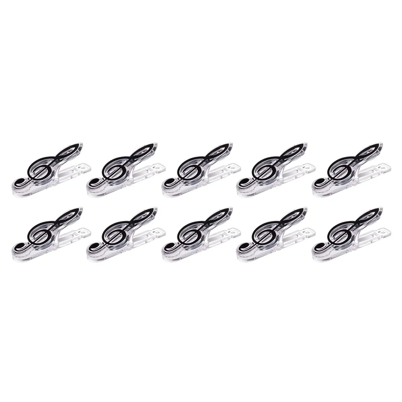 

10PCS Music Score Folder Music Note Folder Clef Folder Music Score Folder Musical Instrument Universal black