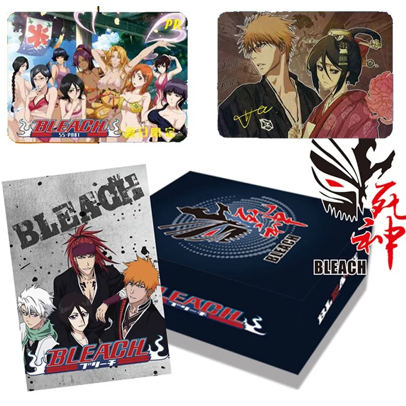 

Bleach Kurosaki Ichigo Inoue Orihime Ishida Uryuu Sado Yasutora Kisuke Anime Game Collection Cards Kids Boys Toys For Children