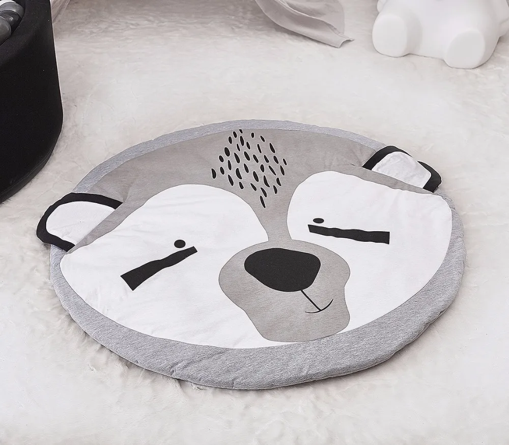 Игровой коврик с круглым львом Кроликом единорогом коалой игровой детское