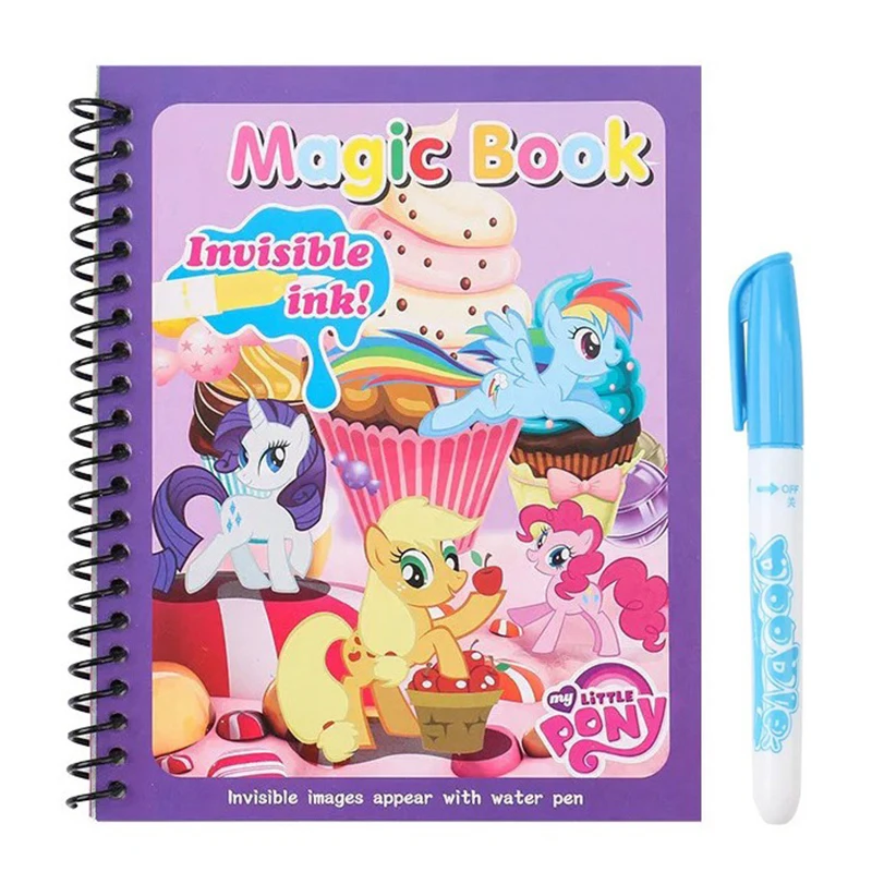 Оригинальные акварельные книги My Little Pony игрушки для рисования граффити фигурки