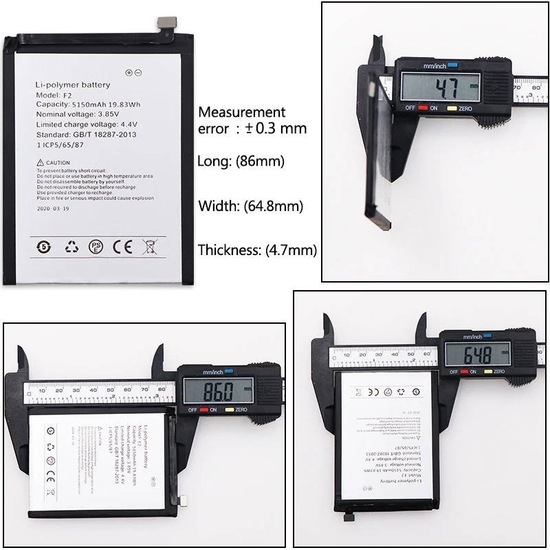 for umidigi f2 battery 5150mah mobile phone replacement batteria batterie for umi umidigi f2 accumulator akku with free tools free global shipping