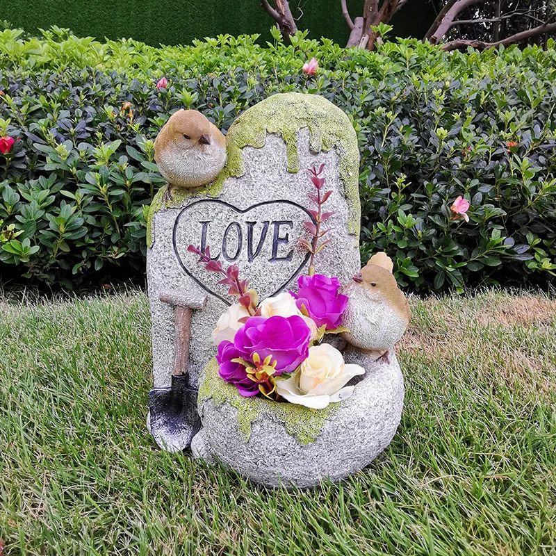 Садовые украшения и орнаменты корзина для птиц на дворе мультяшная организации